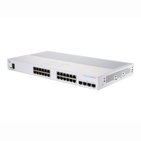 Cisco / CBS350-24T-4G / 24 Port Gigabit & 4 Gigabit SFP Managed Switch
