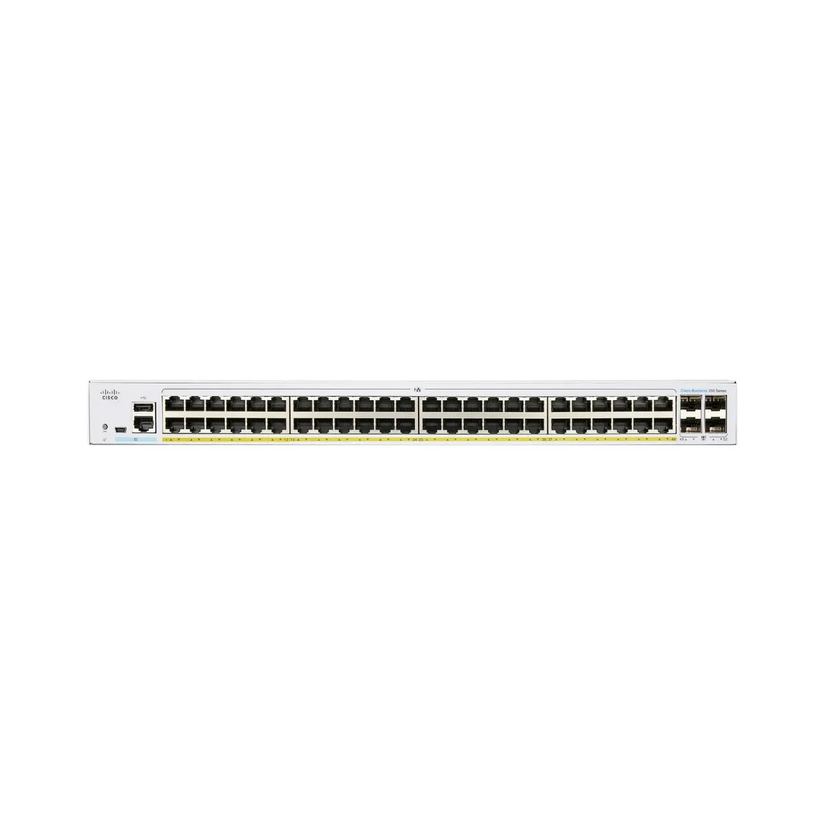 Cisco / CBS350-48P-4G / 48 Port Gigabit (48 PoE - 375W) & 4 Gigabit SFP Managed Switch - Image 2