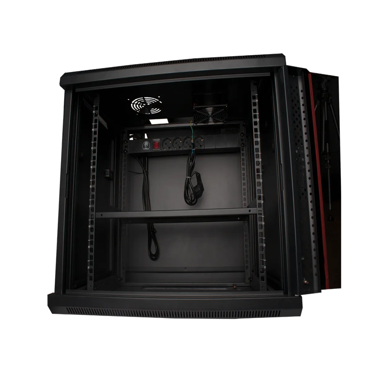 DDS / DNC-09U645WM / Rack 09U Wall Mount 60*45 ( PDU6 + FAN + Shelf ) - Image 2