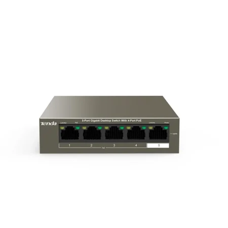 Tenda / TEG1105P-4-63W / 5 Port Gigabit ( 4 POE / 58W ) Desktop Switch