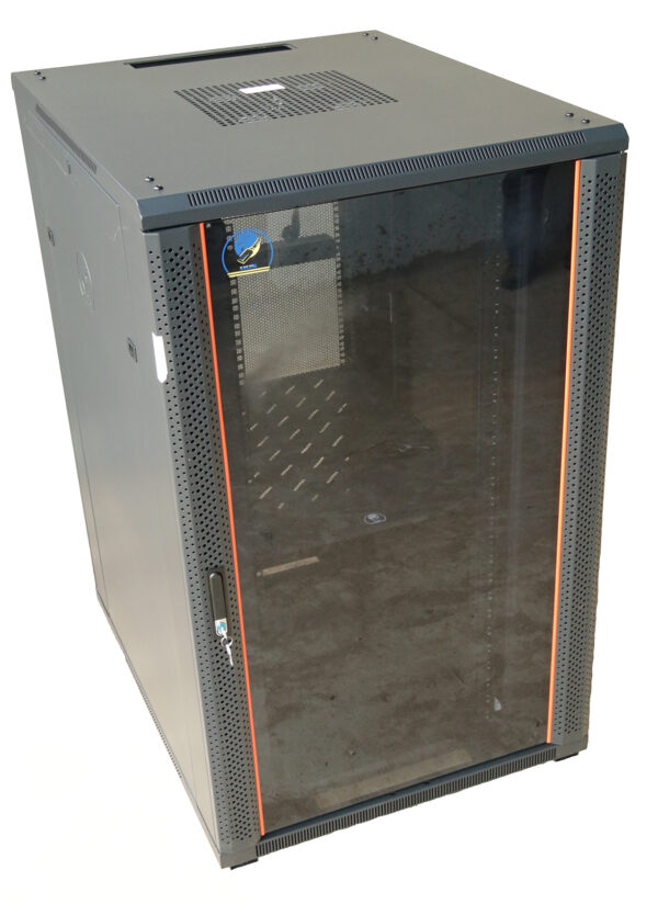 DDS / DNC-27U810FS / Rack 27U Floor Standing 80*100 ( PDU6 + 4*Fan + Shelf )