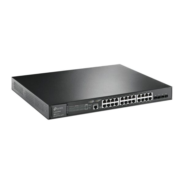 TP-Link / SG3428XMP / JetStream 24 Port Gigabit POE ( 24 Port + 384 Watt ) + 4 SFP*10GE Managed Layer 2+Switch