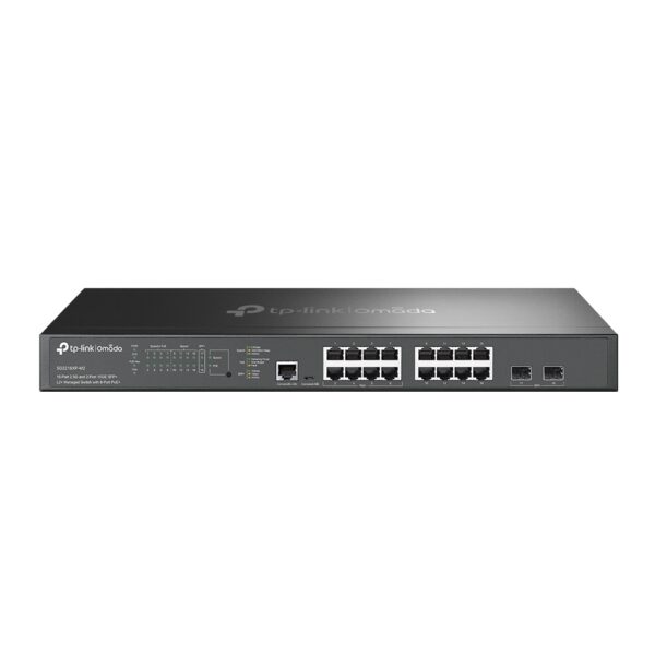 TP-Link / SG3218XP-M2 / Omada 16-Port 2.5G POE+ ( 16 POE - 240 W ) and 2-Port 10GE SFP+ L2+ Managed Switch - Image 2