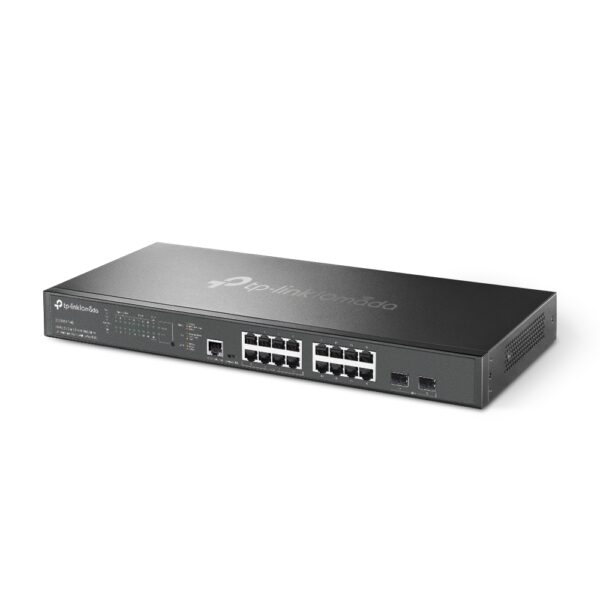 TP-Link / SG3218XP-M2 / Omada 16-Port 2.5G POE+ ( 16 POE - 240 W ) and 2-Port 10GE SFP+ L2+ Managed Switch