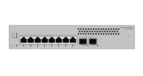 Huawei EKit / S220S-8T2J / 8 Port Gigabit +  2 SFP ports 2.5G Smart Switch - Image 5