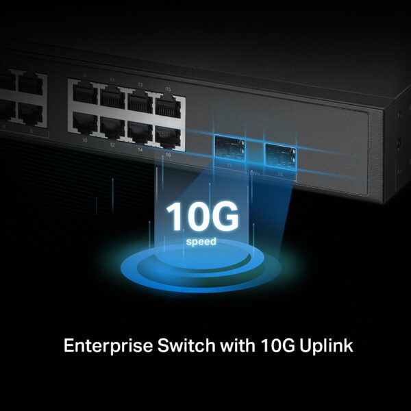 TP-Link / SG3218XP-M2 / Omada 16-Port 2.5G POE+ ( 16 POE - 240 W ) and 2-Port 10GE SFP+ L2+ Managed Switch - Image 6