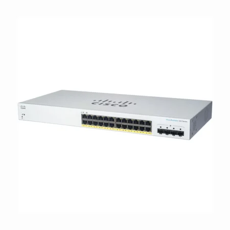 Cisco / CBS220-24T-4G / 24 Port Gigabit & 4 Gigabit SFP Smart Switch