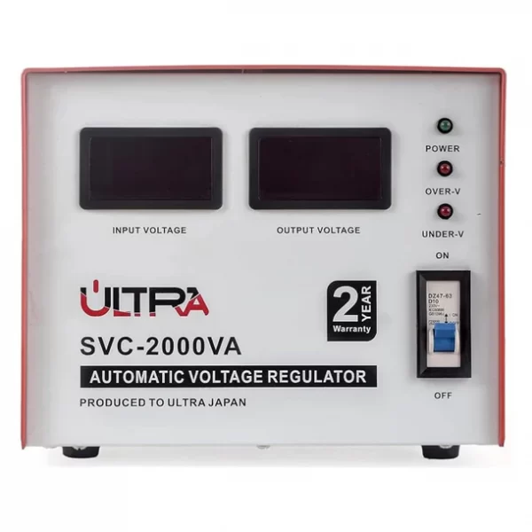 ULTRA / SVC Pro-2000VA / Stabilizer Automatic Voltage Regulator 1 Phase 2KVA - Image 3