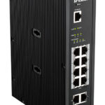 D-Link / DIS-200G-12PS / 8 Port Gigabit ( 8 POE - 240 Watt ) + 2 Gigabit Ports + 2 SFP Layer 2 Gigabit Smart Managed Industrial Switch
