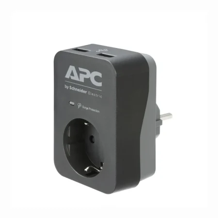 APC Schneider / PME1WU2B-GR / Essential SurgeArrest 1 Outlet 2 USB Ports 230V