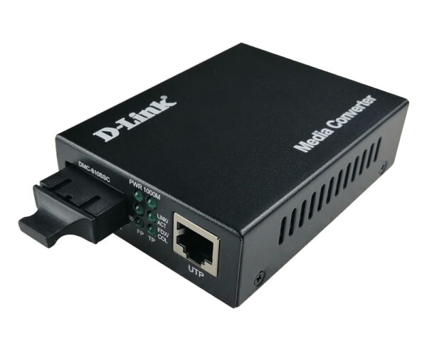 D-Link / DMC-810SSC / Fiber Media Converter Gigabit Single Mode SC