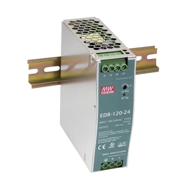 meanwell / EDR-120-48 / AC-DC Industrial DIN rail 48V / 120W  power supply