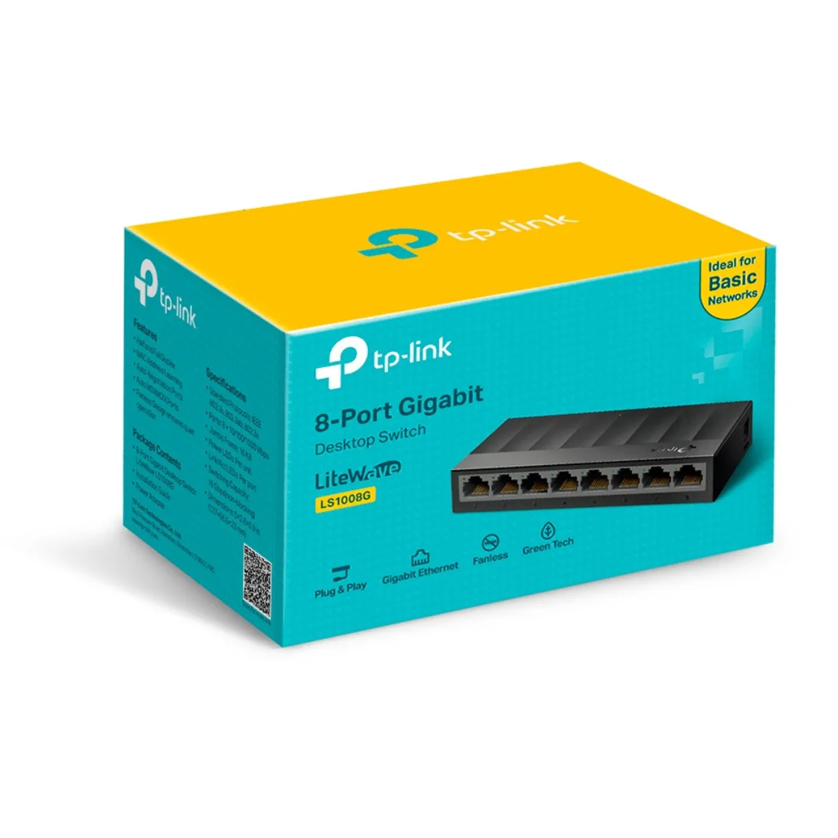TP-LINK 8-port Gigabit Desktop Switch / LS1008G - Image 5