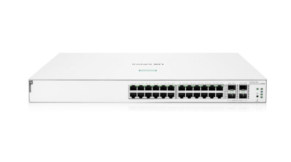 HPE Aruba / 1930 / JL683B / 24 Port Gigabit ( 24 POE - 195 Watts ) & 4 SFP+ 1/10GbE Ports Smart Managed Switch