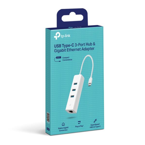 TP-Link / UE330C / USB Type-C 3-Port Hub & Gigabit Ethernet Adapter - Image 3