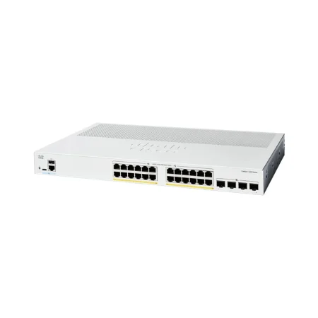 Cisco / C1300-24P-4X / 24 Port Gigabit ( 24 POE - 195 W ) & 4 x 10GE SFP+ Managed Stackable Switch