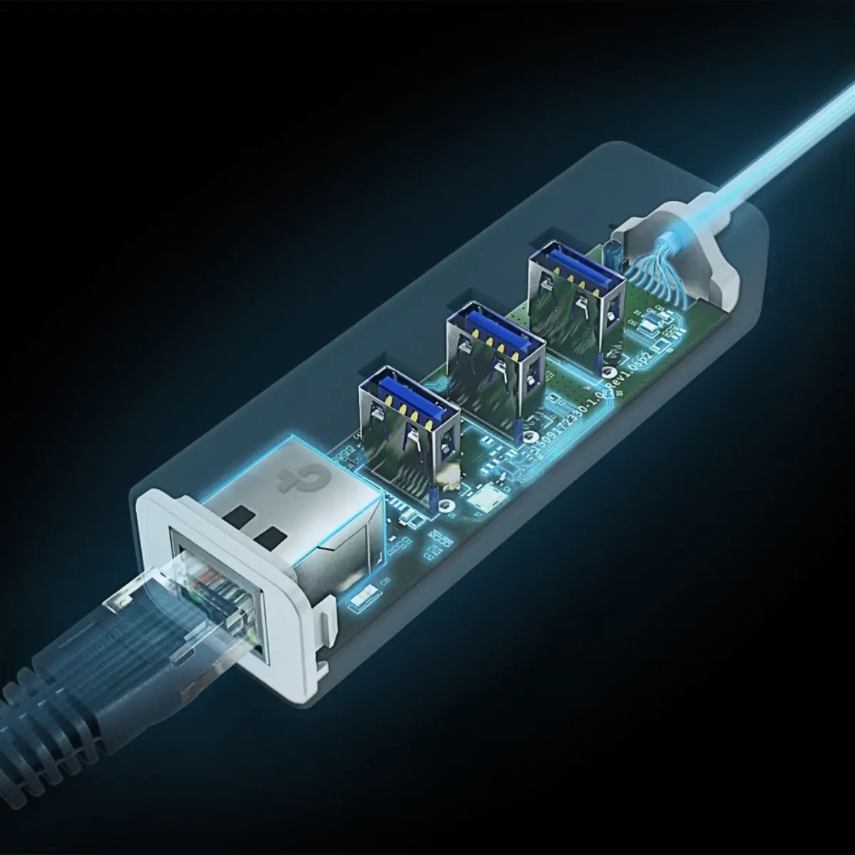 TP-Link / UE330C / USB Type-C 3-Port Hub & Gigabit Ethernet Adapter - Image 3