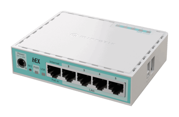 RouterBoard Mikrotik / E50UG / (CPU 950 MHZ - Ram 512 MB) 5-Port Gigabit & USB Sharing