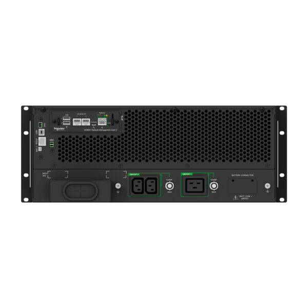 APC Schneider / SRTG6KXLI / Smart-UPS On-Line 6kVA Rack/Tower 230V 2x IEC C13 + 1x IEC C19 + Hard wire outlets Network Card w/o rail kit - Image 4