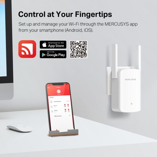 MERCUSYS / ME60X / AX1500 Wi-Fi 6 Range Extender - Image 5
