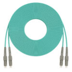 DDS / DFP-MM3DXLCLC-15 / LC-LC Multi Mode Duplex UPC OM3 Patch cord Aqua 15M