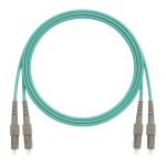 DDS / DFP-MM3DXLCLC-1 / LC-LC Multi Mode Duplex UPC OM3 Patch cord Aqua 1M