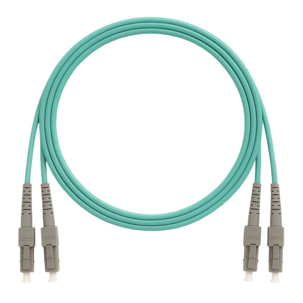 DDS / DFP-MM3DXLCLC-3 / LC-LC Multi Mode Duplex UPC OM3 Patch cord Aqua 3M
