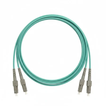 DDS / DFP-MM3DXLCLC-5 / LC-LC Multi Mode Duplex UPC OM3 Patch cord Aqua 5M