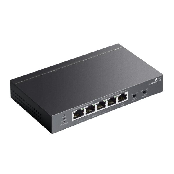 TP-Link / TL-SG1005P-PD / 5 Port Gigabit PoE+ Switch 1 Port PoE++ In and 4 Port PoE+ Out - Image 4