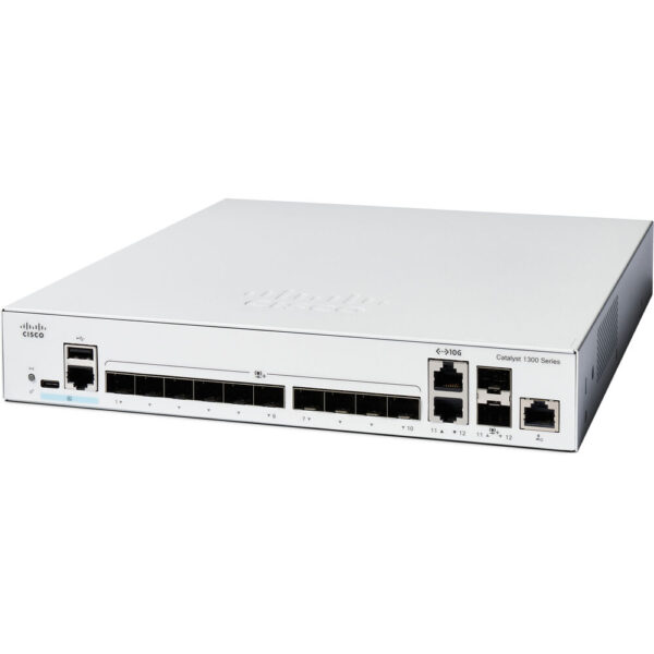 Cisco / C1300-12XS / 10 x 10G SFP+ & 2 x 10G combo & 1 x GE OOB Managed Switch