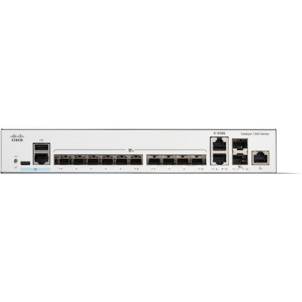 Cisco / C1300-12XS / 10 x 10G SFP+ & 2 x 10G combo & 1 x GE OOB Managed Switch - Image 2