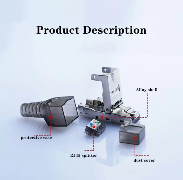 DDS / DFP-RJC754 / STP Cat7 Modular Plug Tool-less type - Image 3