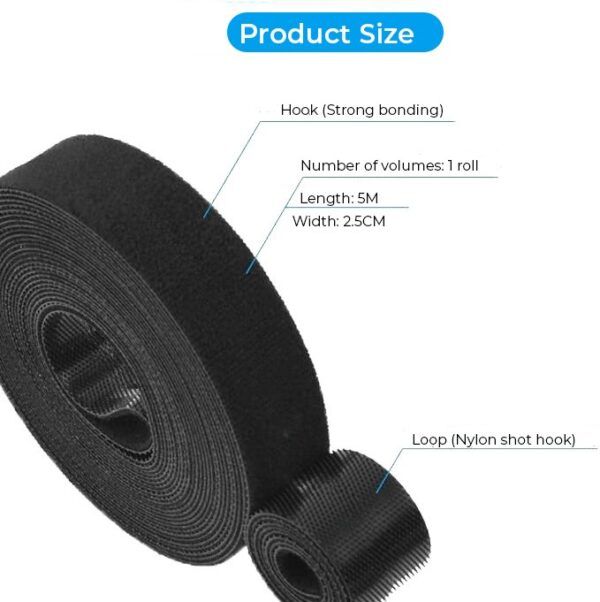 DDS / DVC-025 / Velcro Cable Tie 5M/25MM - Image 2
