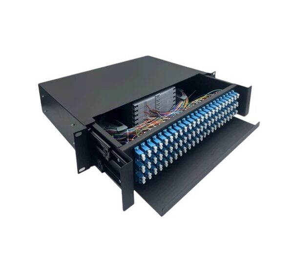 DDS / DFO-72LC / 2U Fiber Optical Unloaded Sliding Patch Panel 72 LC Duplex 144 Core