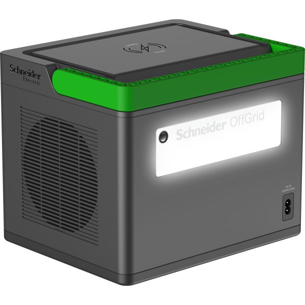 Schneider / PPS500-GR / OffGrid Portable Power Station 500 230V/517Wh Lithium-ion LCD 2 CEE 7/3 Schuko outlets / Sinewave / 3 USB-A + 2 USB-C & Wireless Charger - Image 2
