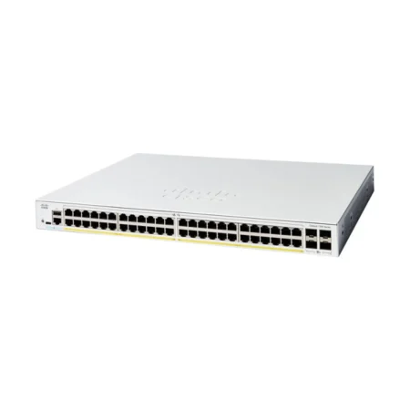 Cisco / C1300-48P-4X / 48 Port Gigabit ( 48 POE - 375W ) & 4 x 10GE SFP+ Managed Stackable Switch