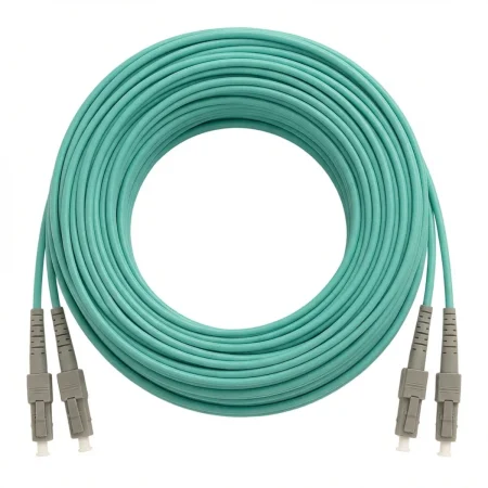 DDS / DFP-MM3DXLCLC-30 / LC-LC Multi Mode Duplex UPC OM3 Patch cord Aqua 30M