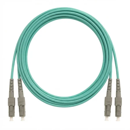 DDS / DFP-MM3DXLCLC-2 / LC-LC Multi Mode Duplex UPC OM3 Patch cord Aqua 2M