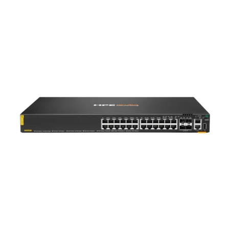 HPE Aruba / CX 6200F / JL725B / 24 Port Gigabit ( 24 POE - 370 Watts ) & 4 SFP+ 1/10GbE Ports Managed Switch